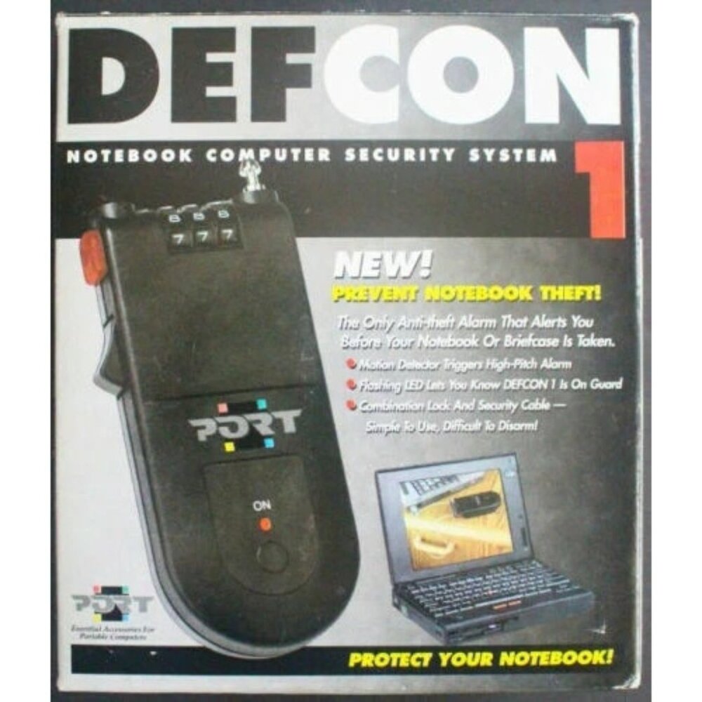 DEFCON 1 Notebook Computer Security System Alarm SEL0400